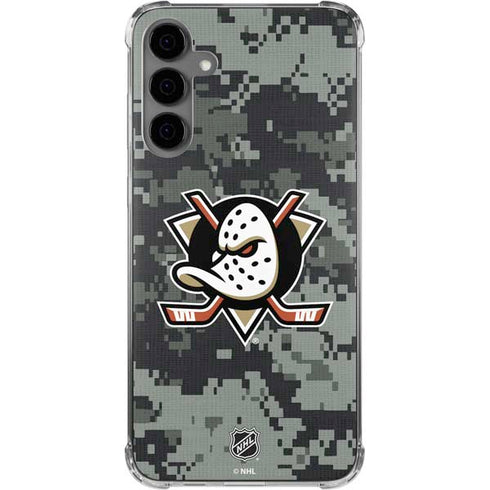NHL Anaheim Ducks Camo Galaxy S24 Plus Clear Case